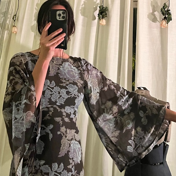 Free people bell sleeve maxi dress - Picture 3 of 5